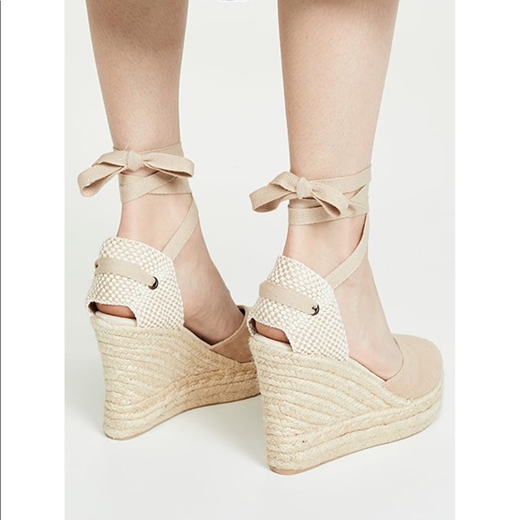 Soludos Mallorca Suede Wedge Esapdrille Sandal - Picture 8 of 11